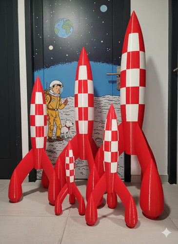 Tintin razzo ispirazione - razzo,