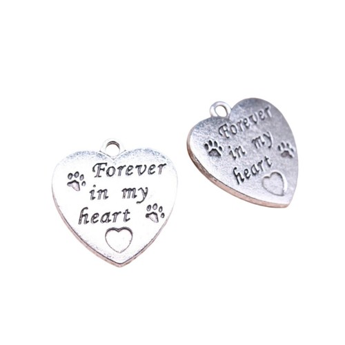 10pcs ciondolo cuore - ciondolo,